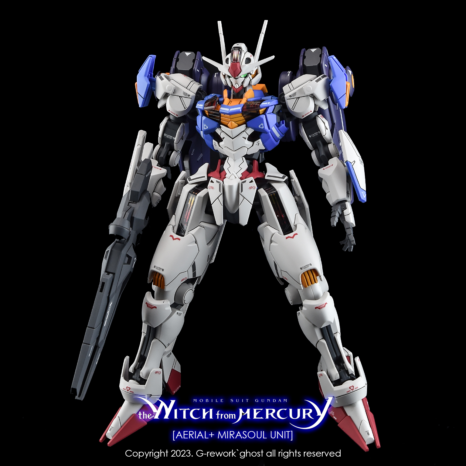 G-REWORK CUSTOM DECAL HG MIRASOL FLIGHT UNIT
