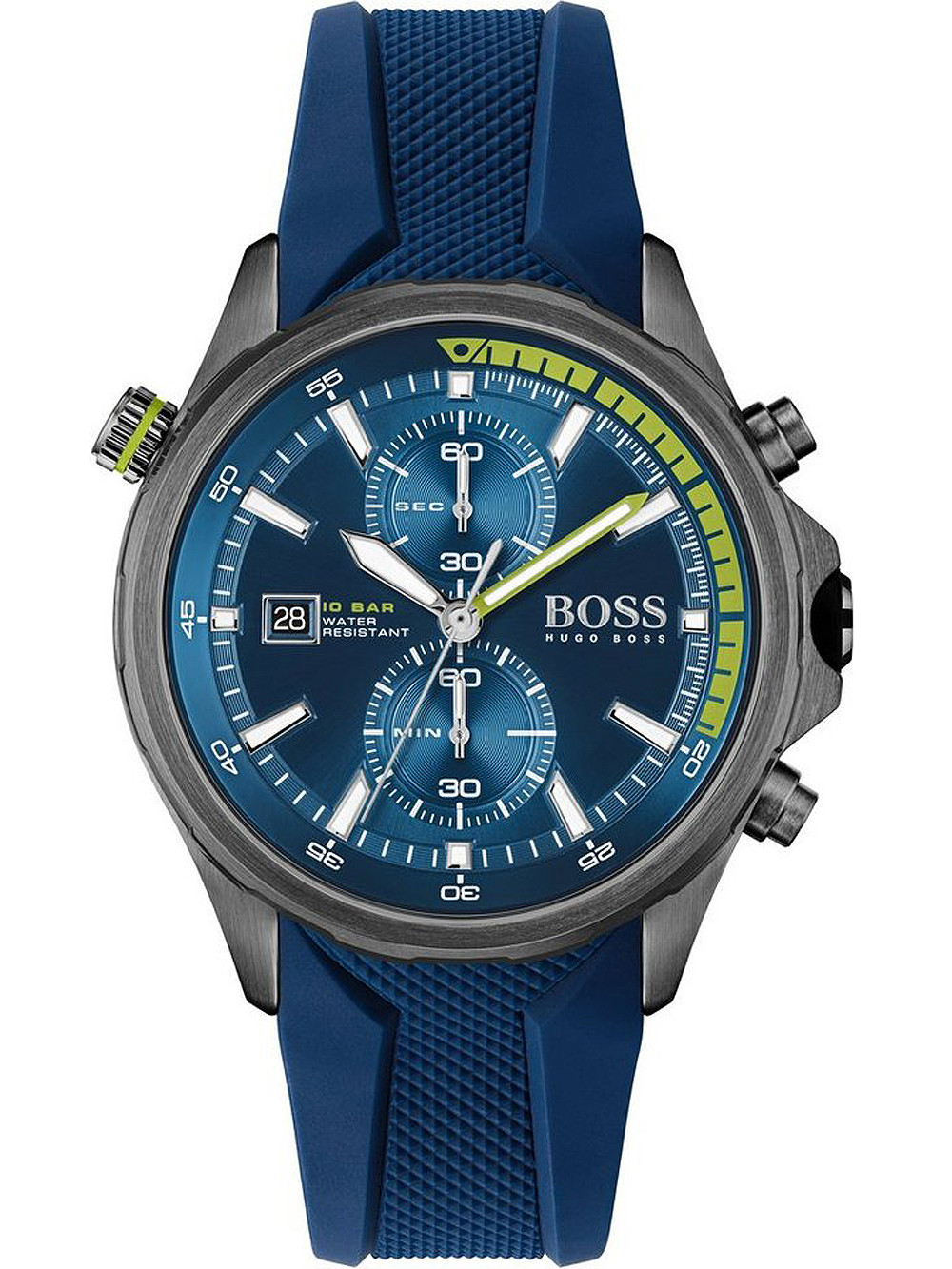 Hugo Boss 1513821 นาฬิกาผู้ชาย Globetrotter chrono Quartz Men's Watch