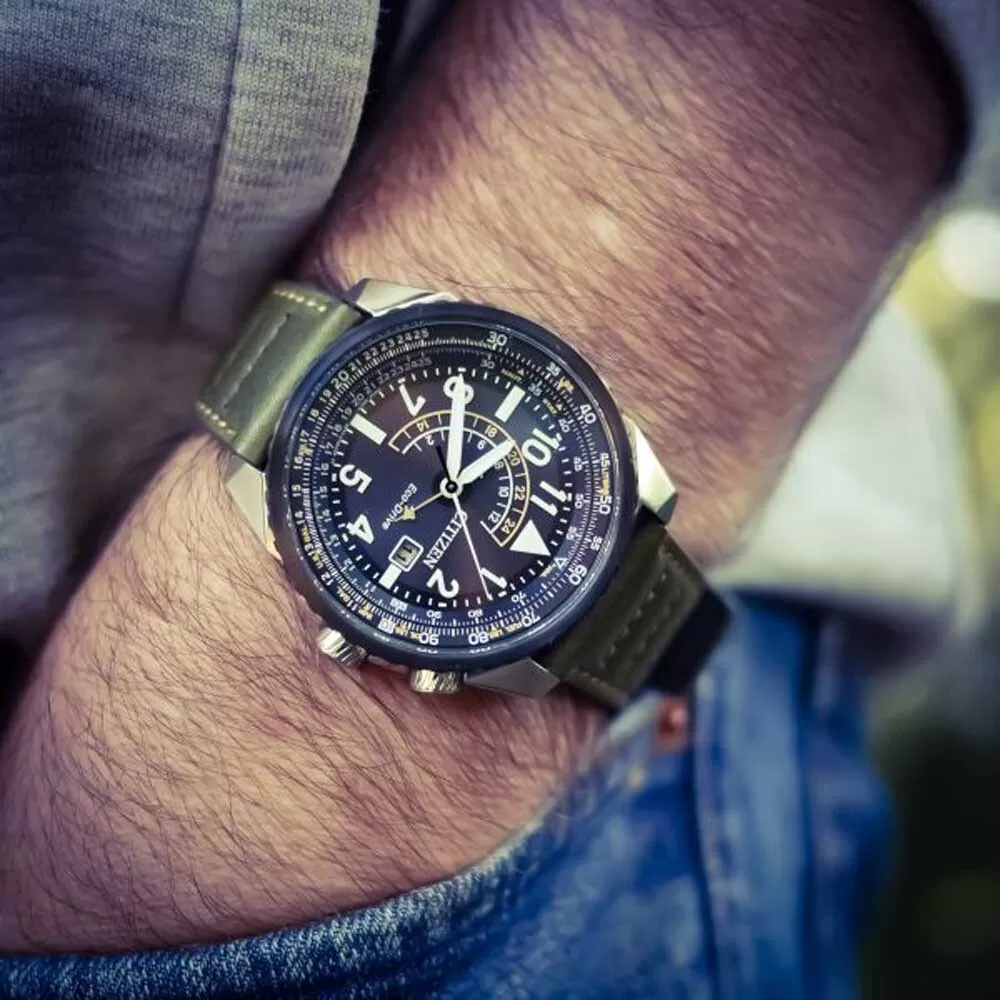 Citizen BJ7138-04E นาฬิกาผู้ชาย Eco-Drive Promaster Nighthawk Men's Watch