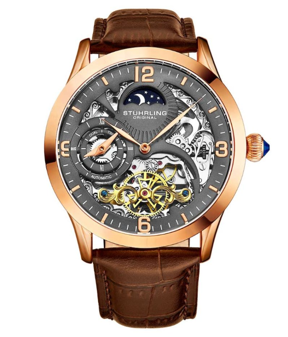 Stuhrling Original 3921.4 นาฬิกาผู้ชาย Special Reserve Automatic Skeleton Men's Watch