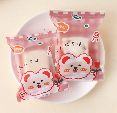 ถุงซีล ใส่ขนม คุกกี้ ลูกอม ขนาด 7x9.5-10 ซม. จำนวน 97-100 ใบ/แพ็ค ชุดที่ 6/6