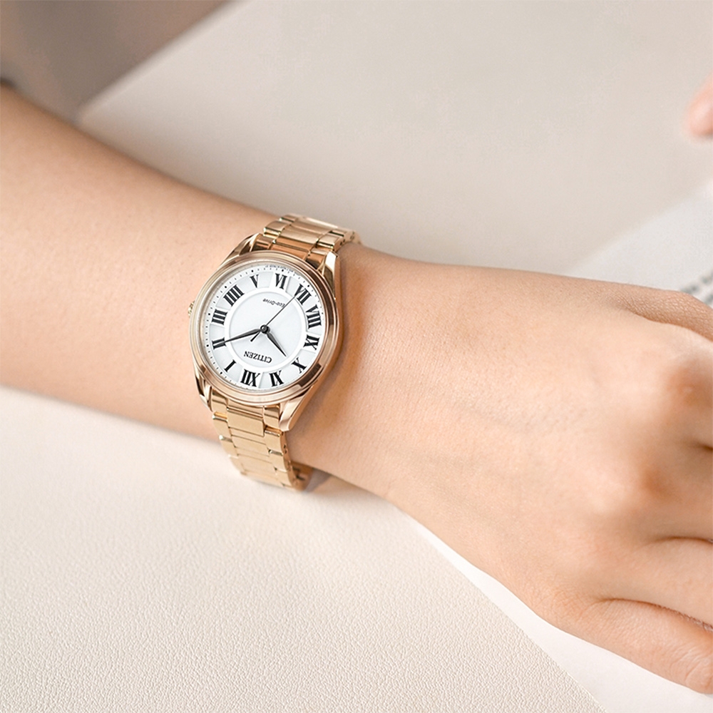 Citizen EM0973-55A นาฬิกาผู้หญิง Eco-Drive Arezzo Women's Watch