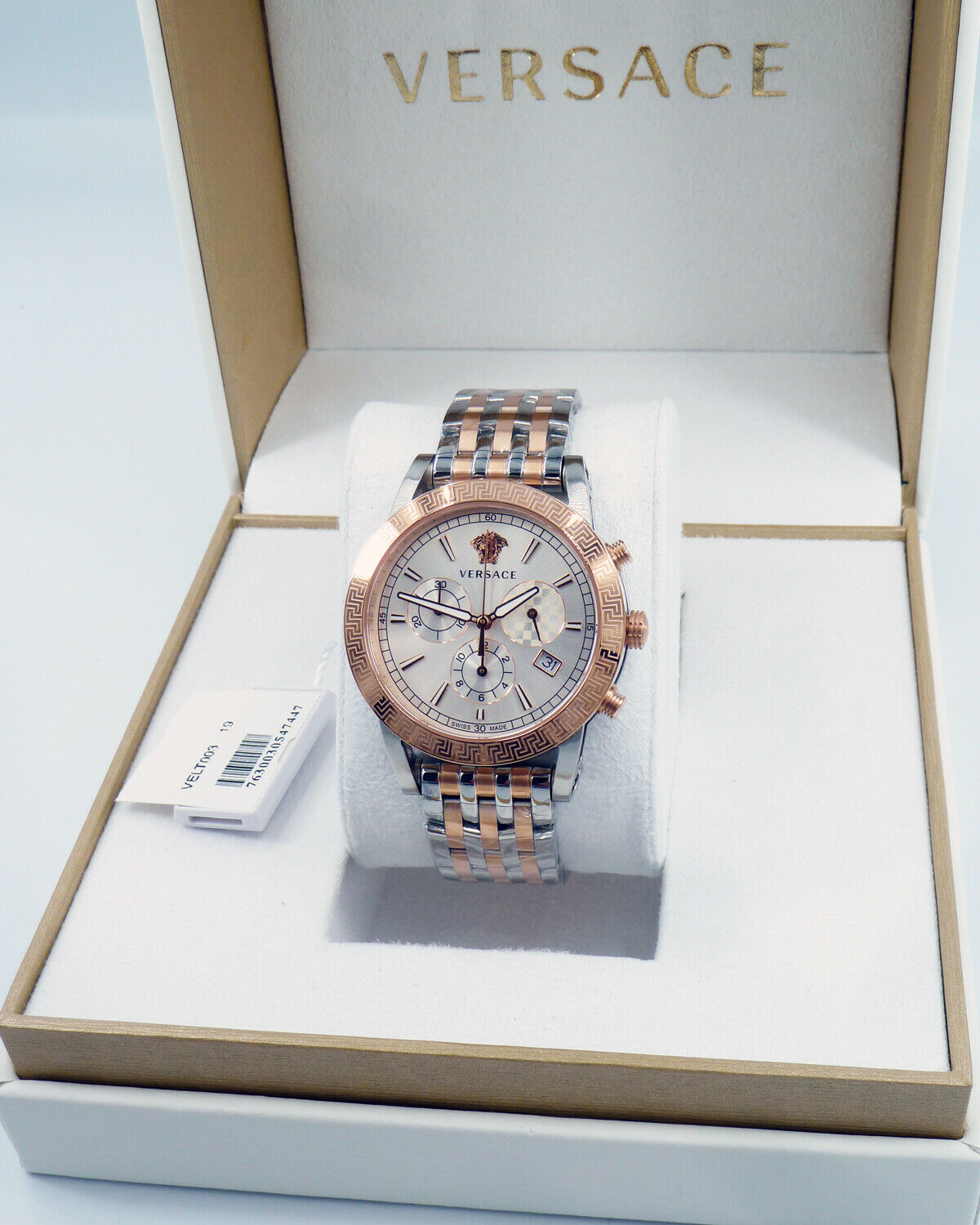 Versace VELT00319 นาฬิกาผู้ชาย Sport Tech Chronograph Quartz Swiss Made Men's Watch