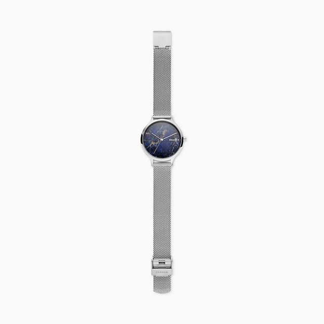 Skagen SKW2718 นาฬิกาผู้หญิง Skagen รุ่น SKW2718, Anita Steel-Mesh Stone Quartz Women's Watch