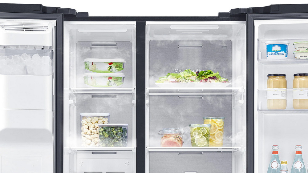 [ผ่อน0%] Samsung ตู้เย็นไซด์ บาย ไซด์ (22.3 คิว, สีขาว) รุ่น rh64a53f115/st (ชลบุรีส่งฟรี)