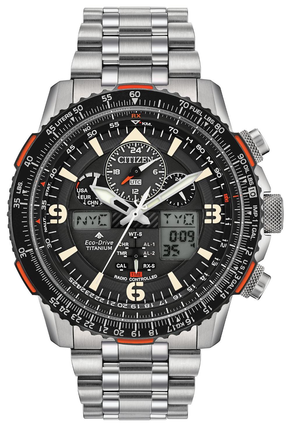 Citizen JY8108-53E นาฬิกาผู้ชาย Eco-Drive Promaster Skyhawk A-T Men's Watch