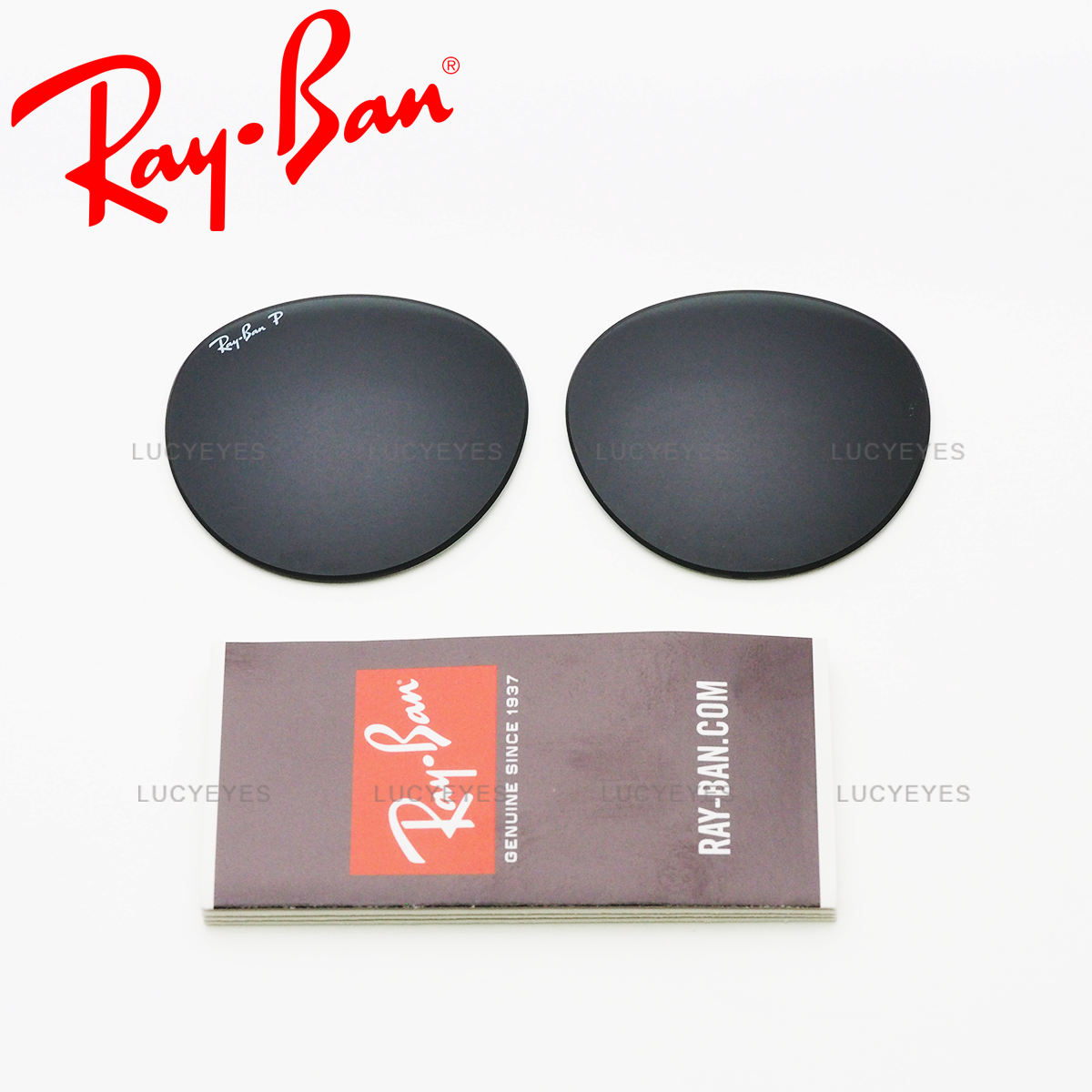 เลนส์ RAYBAN แท้ 100% RB3517, ROUND FOLDING FLASH LENSES เลนส์สีเขียว Polarizrd