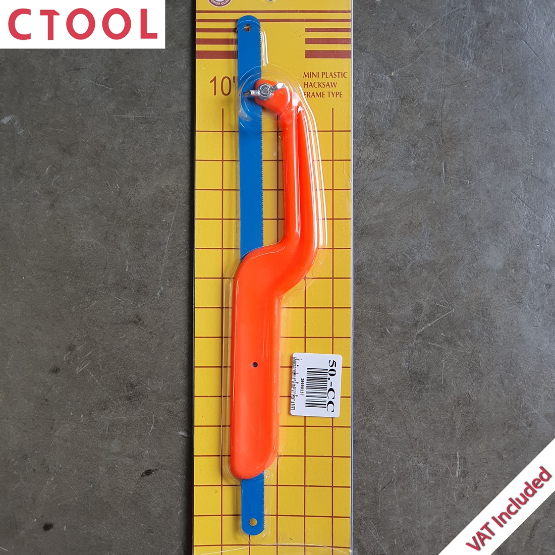 (สินค้าหมด)เลื่อยตัดเหล็ก 10" ด้าม PVC Camel ของแท้ - Authentic Mini Plastic Hacksaw Frame - ซีทูล Ctoolhardware