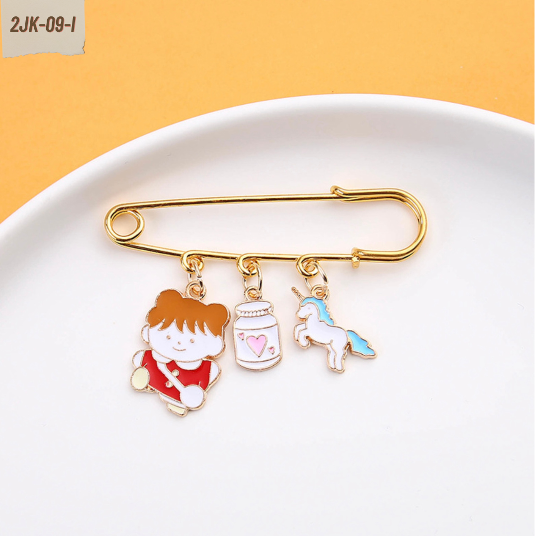 เข็มกลัดติดชุด ติดเพื่อความสวย หรือติดเพื่อความเชื่อสวยลงตัว เซตแฟนตาซี ผลไม้เกาหลี