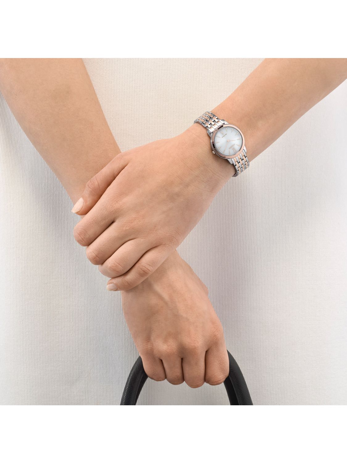 Citizen EX1496-82A นาฬิกาผู้หญิง Eco-Drive Dual Tone Women's Watch