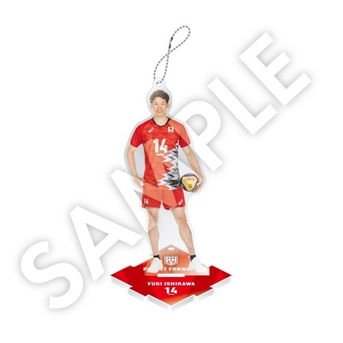 [PRE-ORDER] พวงกุญแจ อะคริลิคสแตน ยูกิ อิชิกาวะ นักวอลเล่ย์บอลชาย ทีมชาติญี่ปุ่น Japan Men's Volleyball Team Acrylic stand keychain 【バレーボール男子日本代表】繋げ！アクリルスタンドキーホルダー 石川祐希