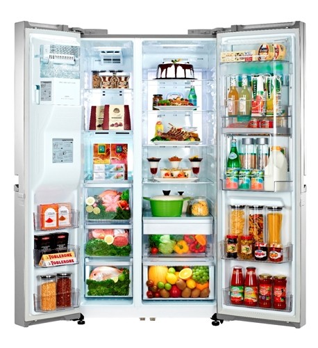 LG ตู้เย็น 2 ประตูเปิดข้าง รุ่น GR-J297CSBL 29.7 คิว สีเงิน (ชลบุรี ส่งฟรี)