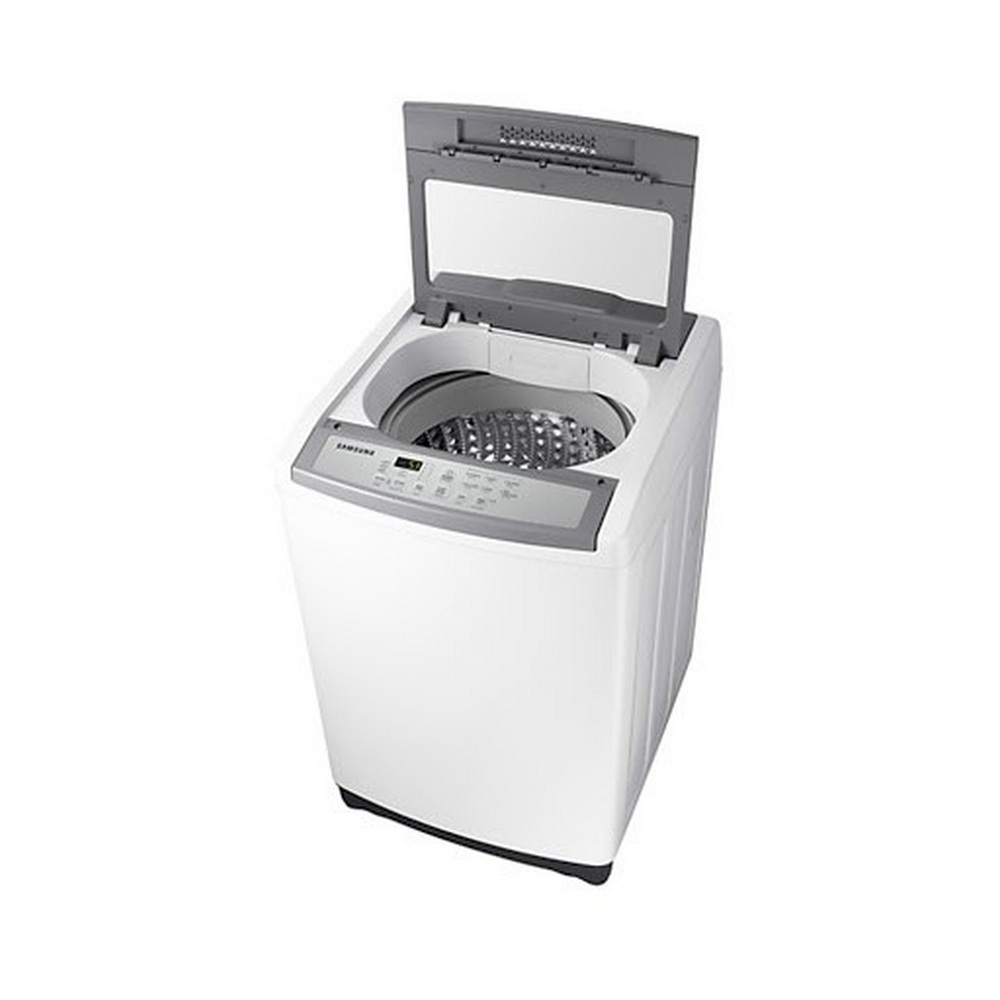 [ผ่อน0%10ด] SAMSUNG เครื่องซักผ้าฝาบน 8 กก. INVERTER รุ่น WA80T5160WW/ST