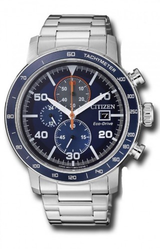 Citizen CA0640-86L นาฬิกาผู้ชาย Eco-Drive Chronograph Sports 100m Men's Watch