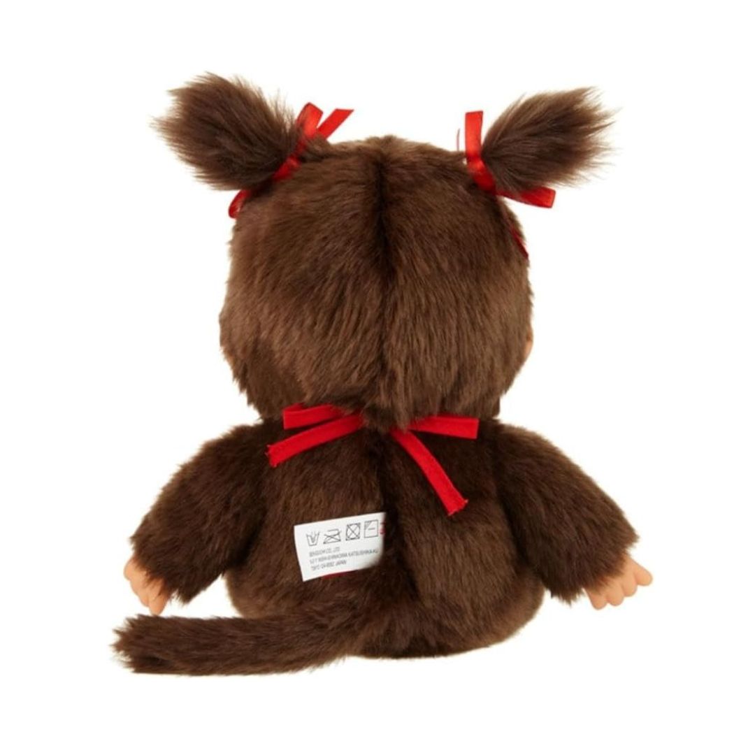 [PRE-ORDER] ตุ๊กตา ม่อนชิชิ 2 แกละ Size M ม่อนชิชิจัง Monchhichi Girl H22 x W16 x D13 cm นำเข้าจากญี่ปุ่น