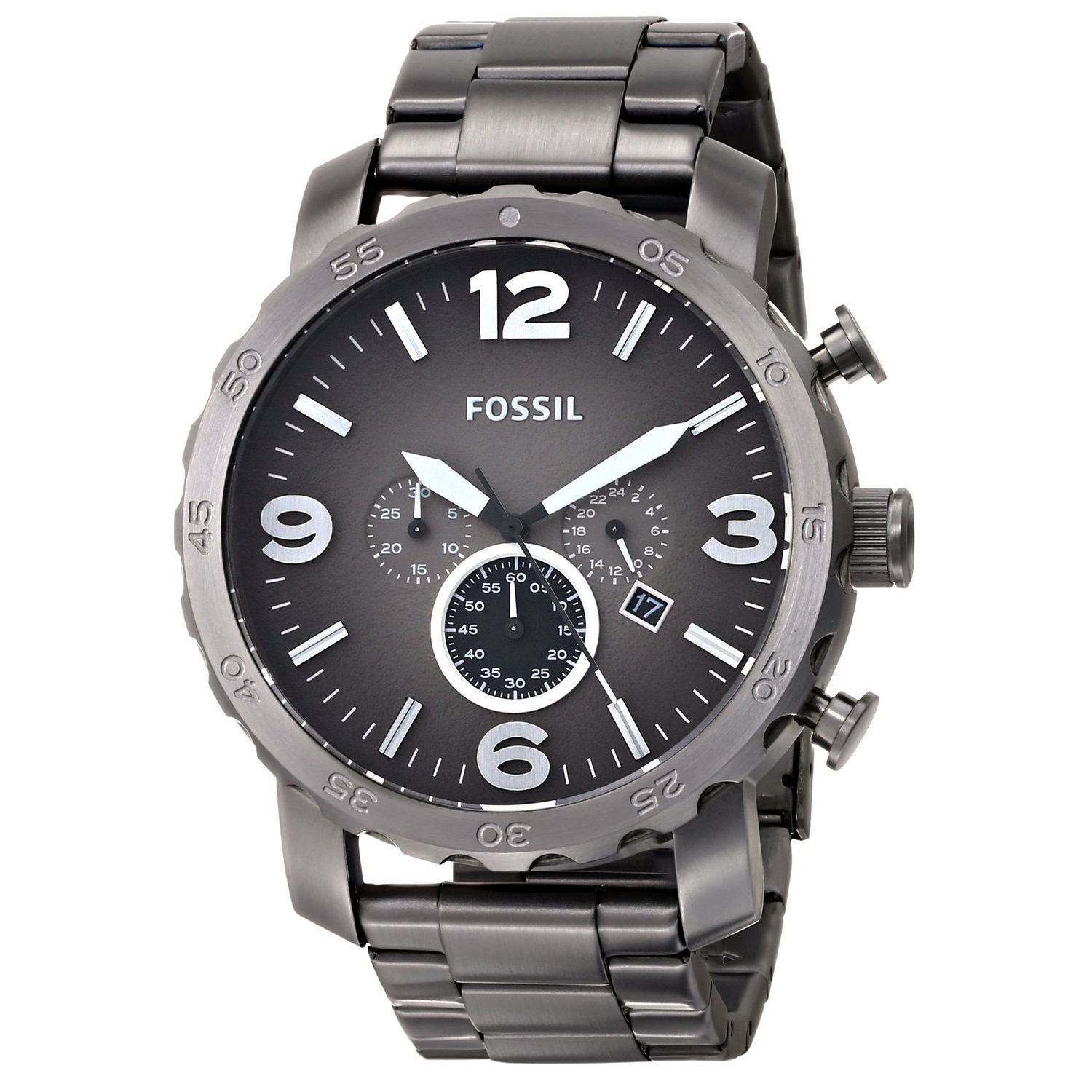 Fossil JR1437 นาฬิกาผู้ชาย Fossil รุ่น JR1437, Nate Chronograph Men's Watch