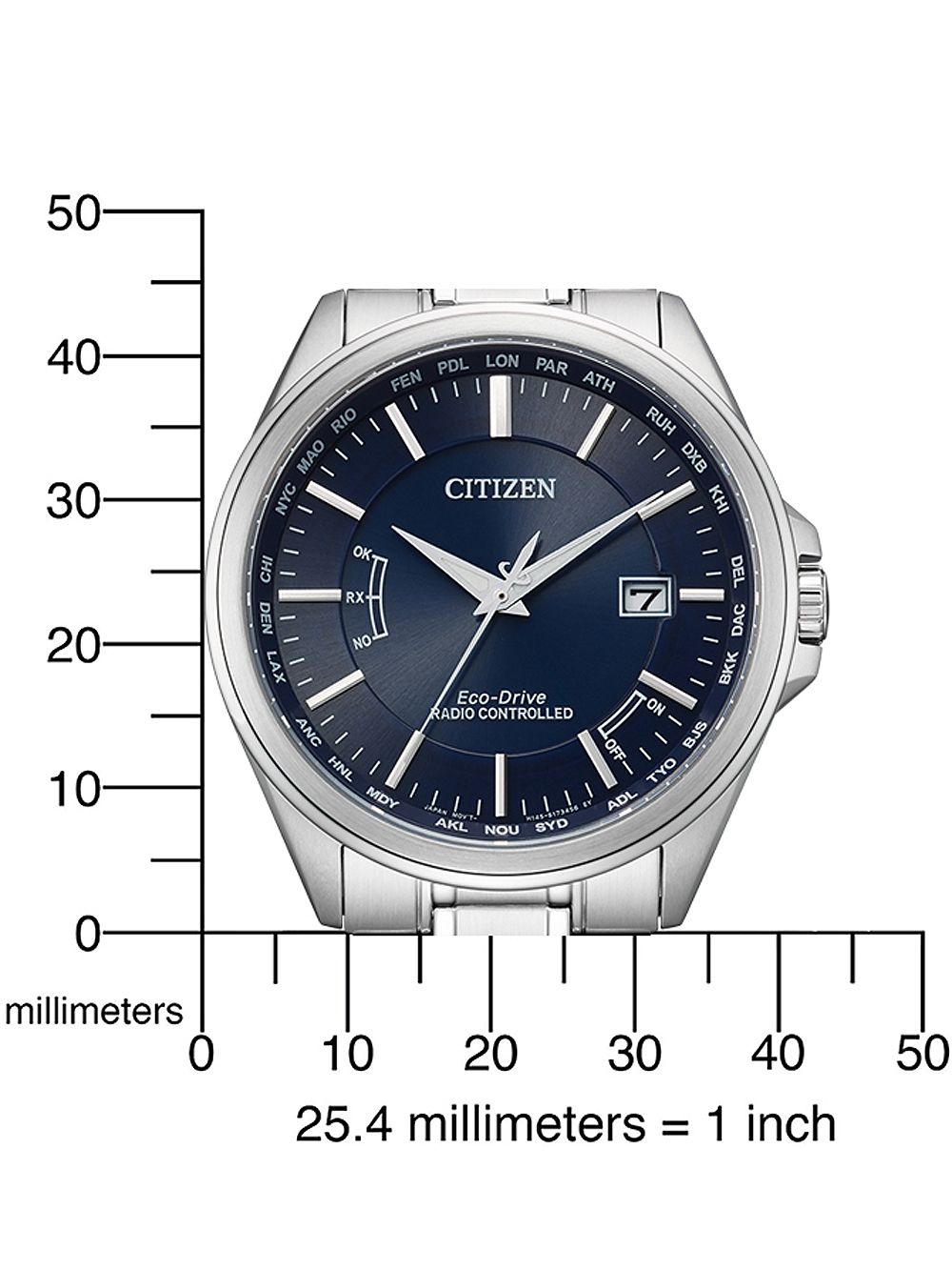 Citizen CB0250-84L นาฬิกาผู้ชาย Eco-Drive Radio controlled Men's Watch
