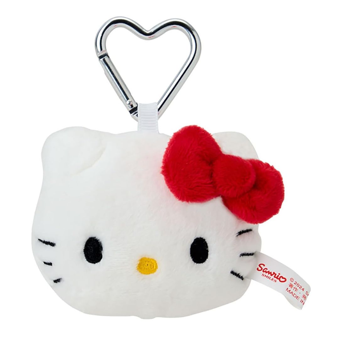 [PRE-ORDER] พวงกุญแจ คิตตี้ ข้อรูปหัวใจ I Love Hello Kitty Face Keychain サンリオ フェイス形マスコットホルダー ハローキティ レッド 087181