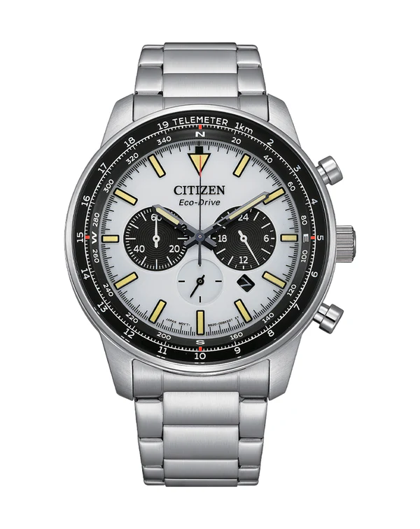 Citizen CA4500-91A นาฬิกาผู้ชาย Chrono Eco-Drive Men's Watch