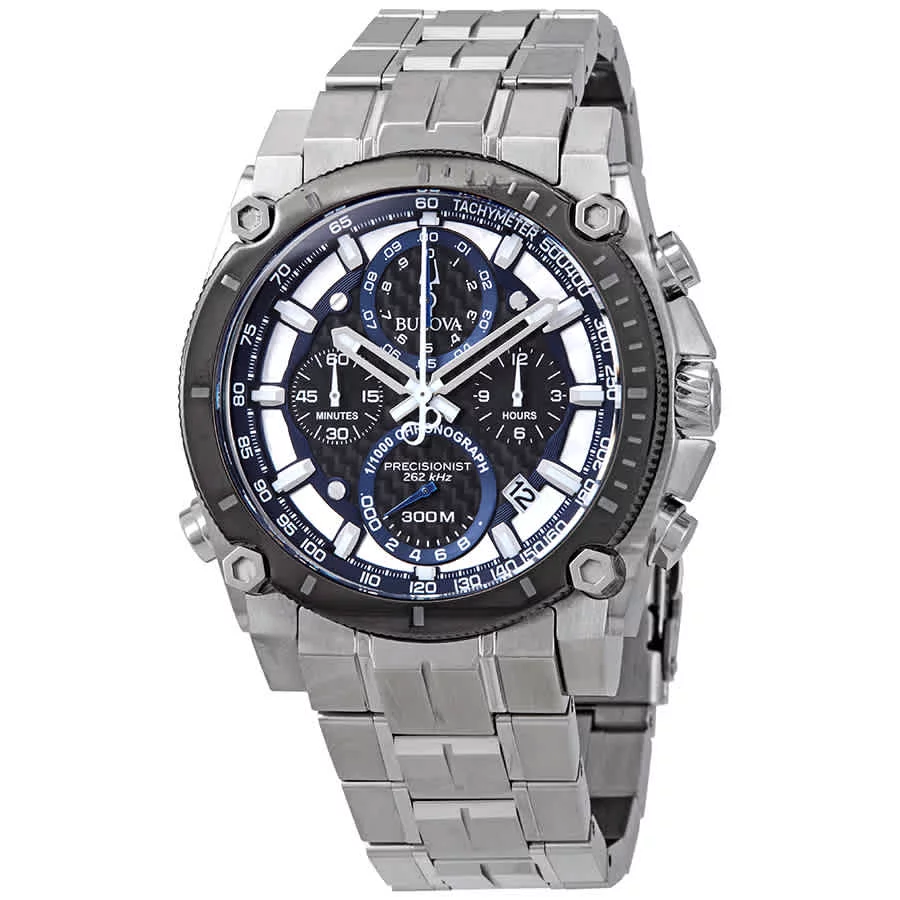 Bulova 98B316 นาฬิาผู้ชาย Precisionist Chronograph Quartz Men's Watch