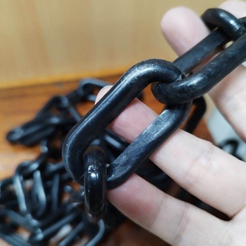 โซ่ พลาสติก ความยาว 2 เมตร สีดำ สำหรับรัดของ