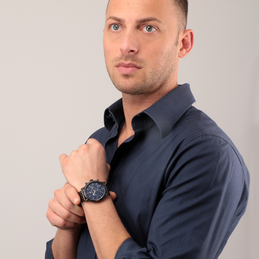 Maserati R8873618008 นาฬิกาผู้ชาย Epoca Chronograph Quartz Men's Watch