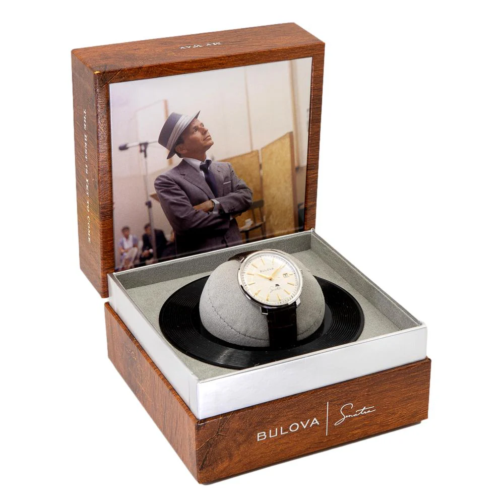 Bulova 96B359 นาฬิาผู้ชาย Frank Sinatra Automatic Men's Watch