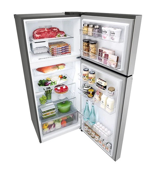 LG ตู้เย็น2ประตู 11Q Smart Inverterสีเงิน รุ่นGN-B312PLGB