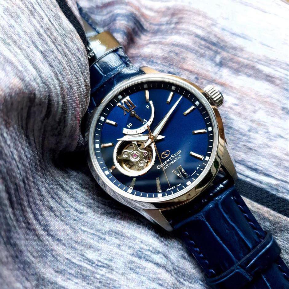 Orient RE-AT0006L00B นาฬิกาผู้ชาย Orient Star Contemporary Mechanical Automatic Semi Skelton Men's Watch