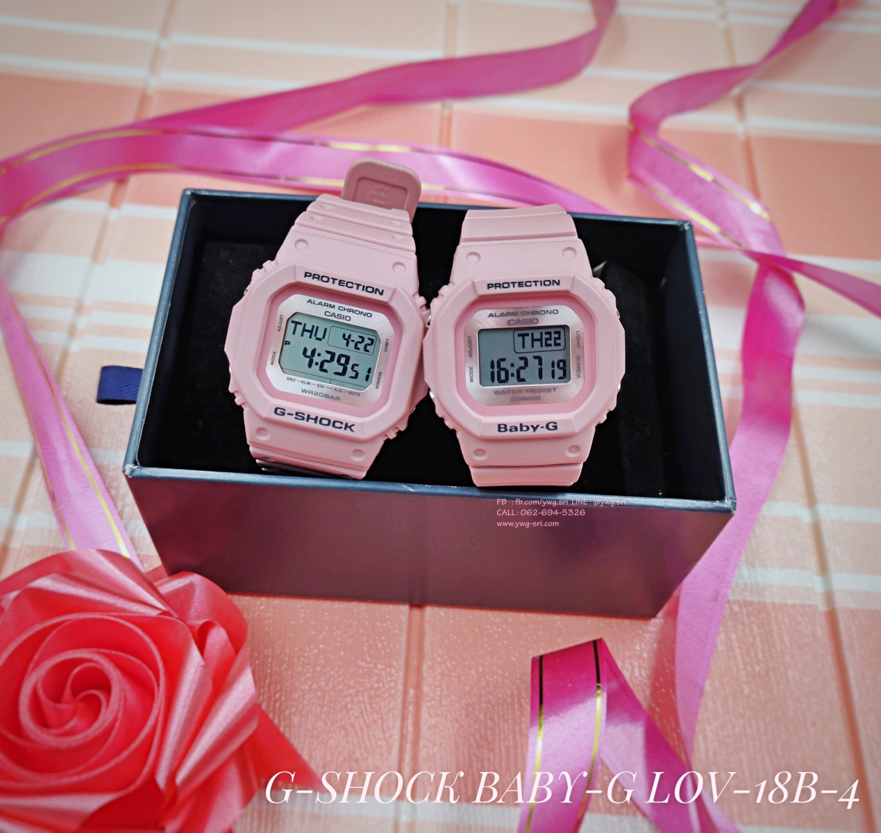 G-SHOCK & BABY-G รุ่น LOV-18B-4