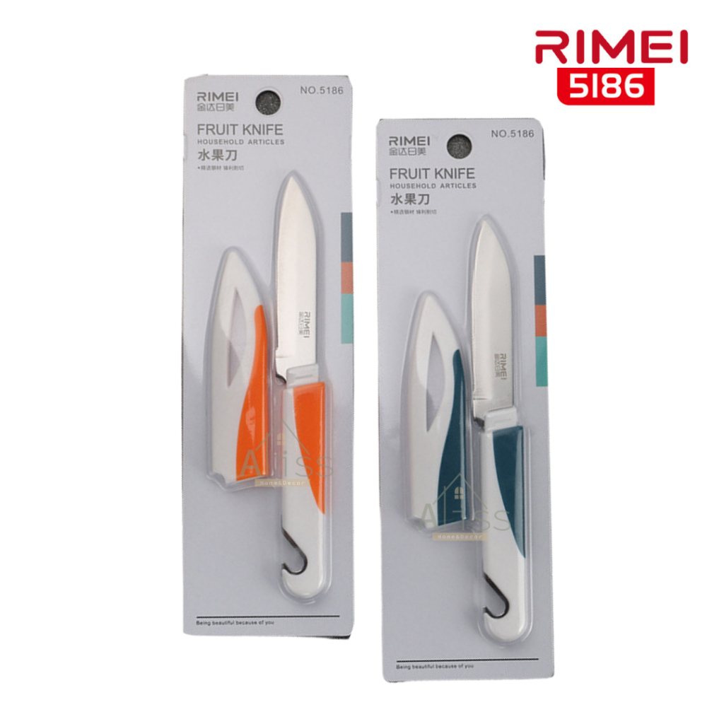มีดปอกผลไม้ รุ่นRM5186 Jinda RIMEI มีดปอกผลไม้สแตนเลส มีดหั่นผัก