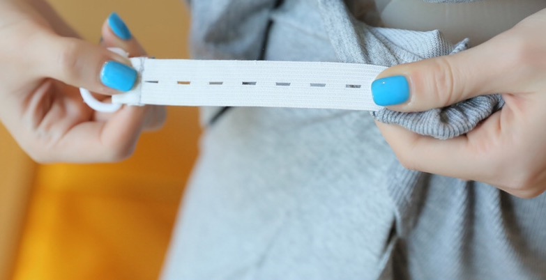 ชุดเสื้อกางเกงเปิดให้นม ผ้านิ่มใส่สบาย มีกระเป๋าข้าง ปรับขนาดครรภ์ได้ M,L,XL,XXL