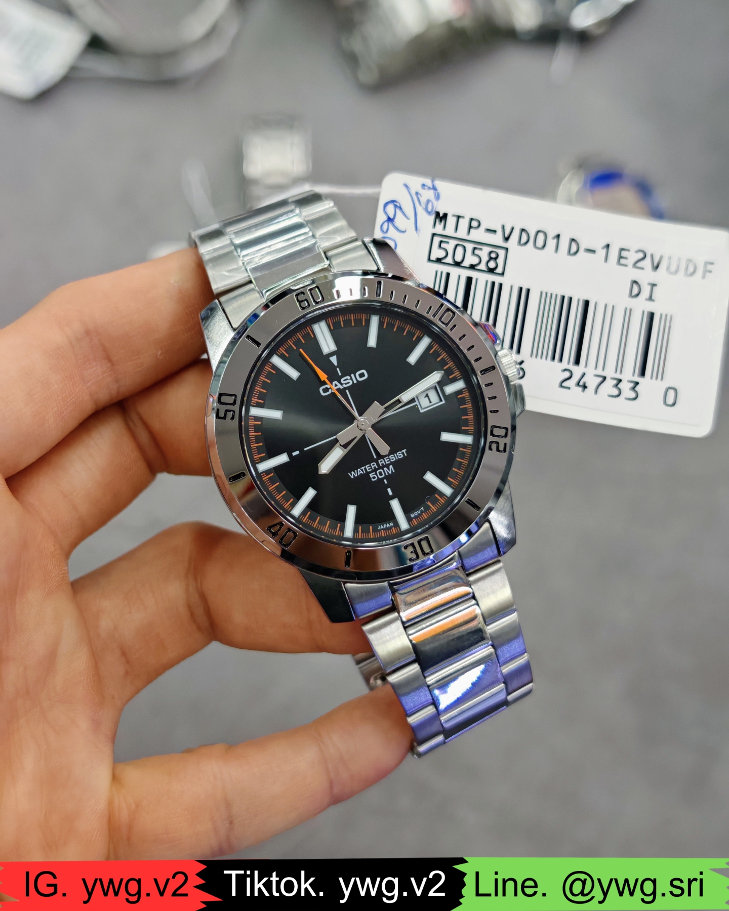 CASIO รุ่น MTP-VD01D-1E2
