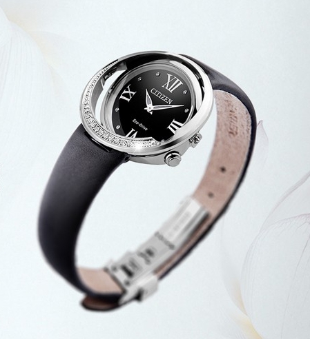 Citizen EX1120-02E นาฬิกาข้อมือผู้หญิง Eco-Drive Genuine Diamonds Japan Made Women's Watch