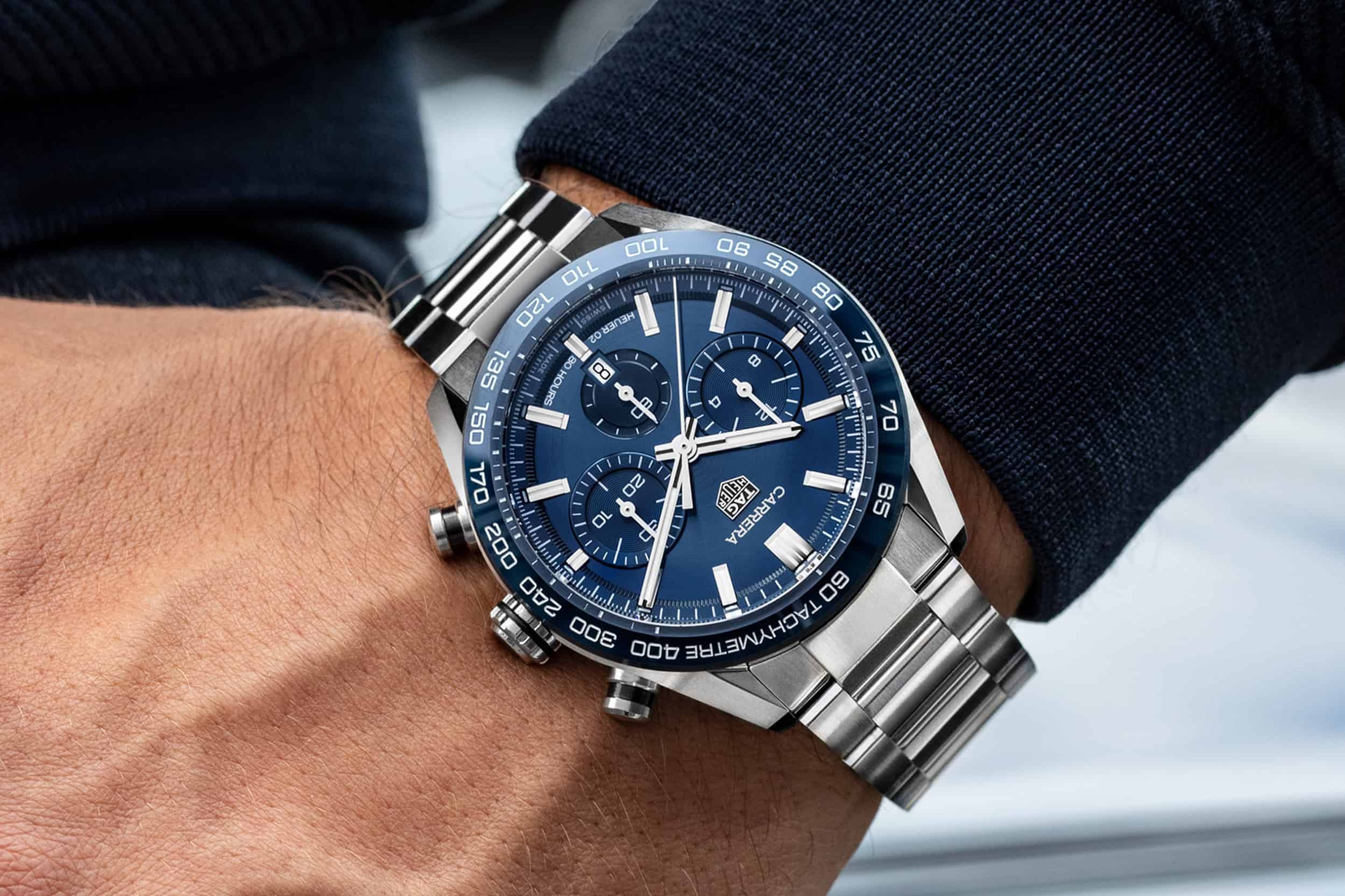 Tag Heuer CBN2A1A.BA0643 นาฬิกาผู้ชาย Carrera Chronograph Automatic Men's Watch