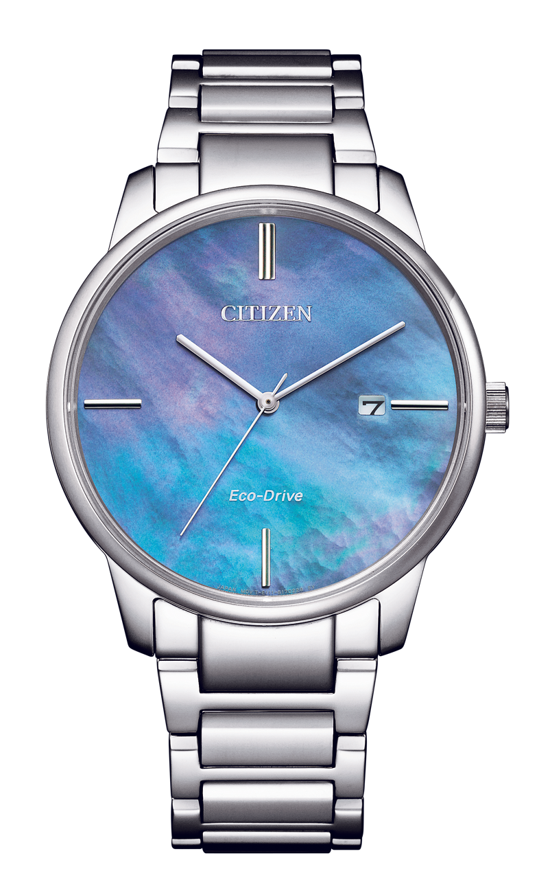 Citizen BM7520-88N นาฬิกาผู้หญิง Eco-Drive Mother of Pearl Elegant Women's Watch