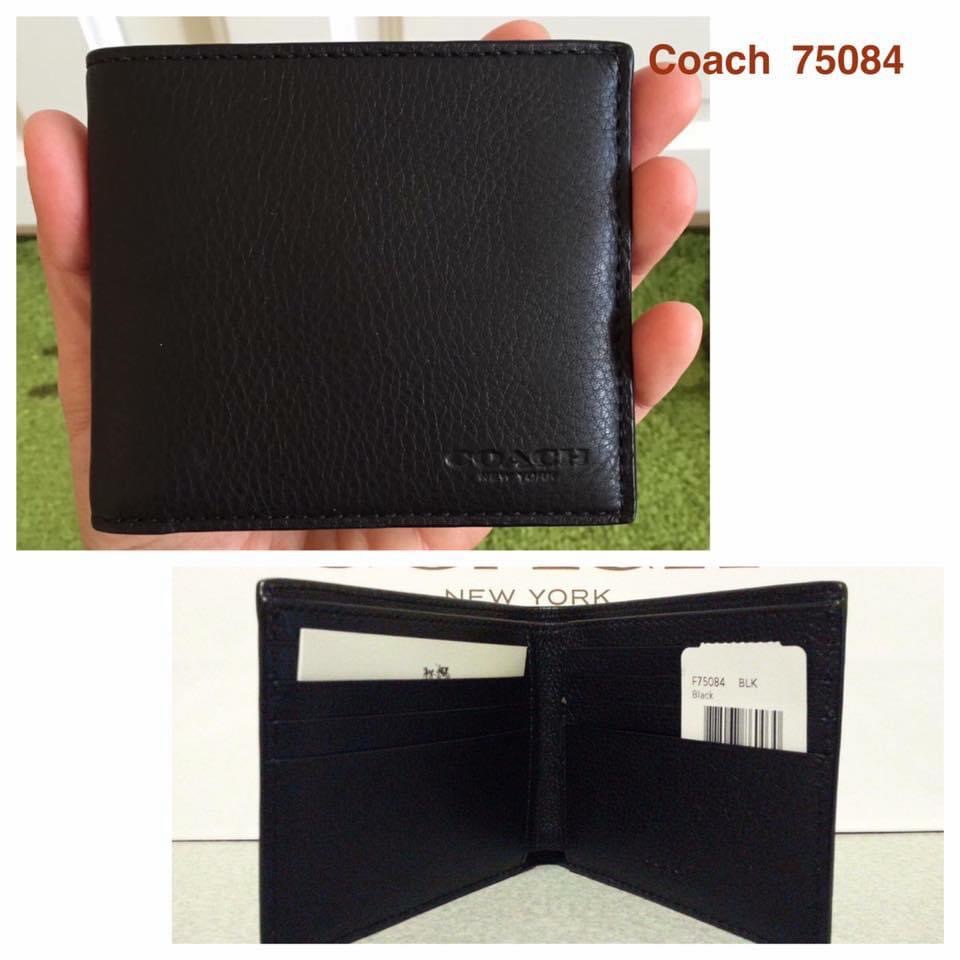 Coach 75084 black leather