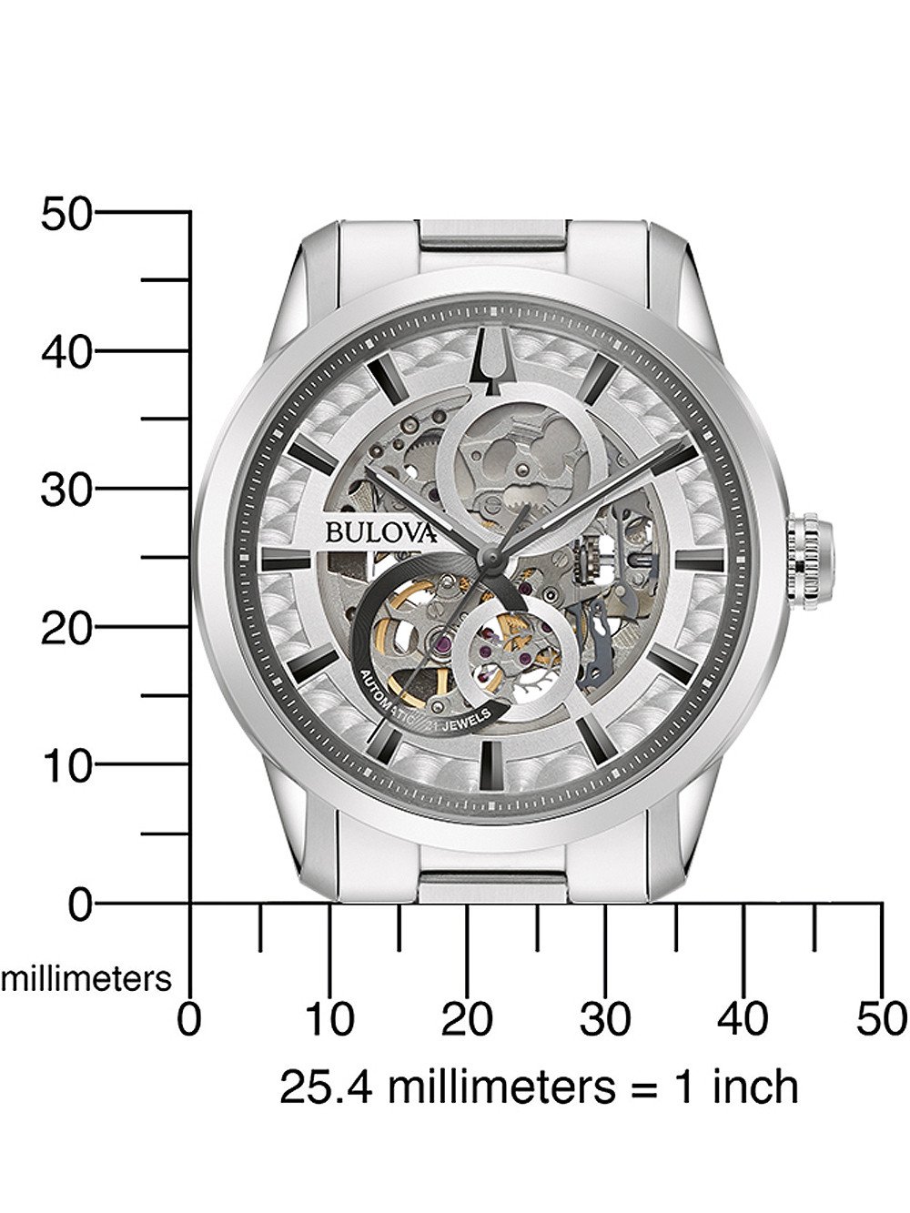 Bulova 96A267 นาฬิาผู้ชาย Sutton Automatic Men's Watch