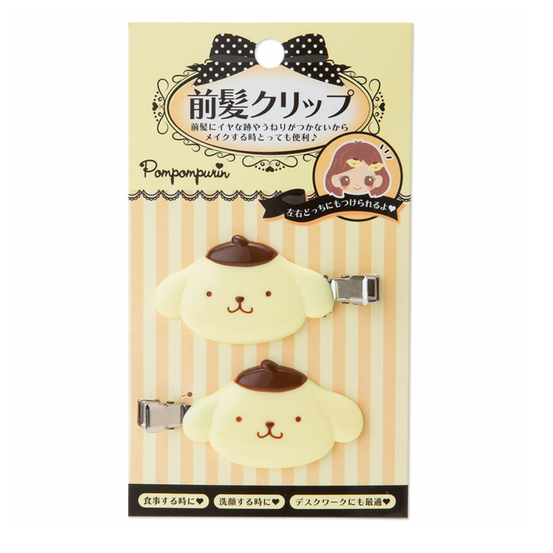 [PRE-ORDER] เซ็ท 5 แพค กิ๊บติดผม ปอมปอมปุริน กิ๊ปซานริโอ ของแท้จากญี่ปุ่น Sanrio Japan - Pompompurin Bangs Clip ポムポムプリン 前髪クリップ