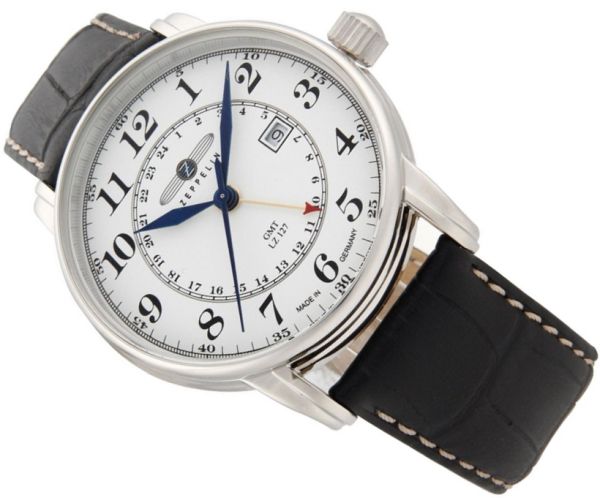 Zeppelin 7642-1 นาฬิกาผู้ชาย Zeppelin Model 7642-1, Series LZ127 Graf Quartz Men's Watch Made In Germany
