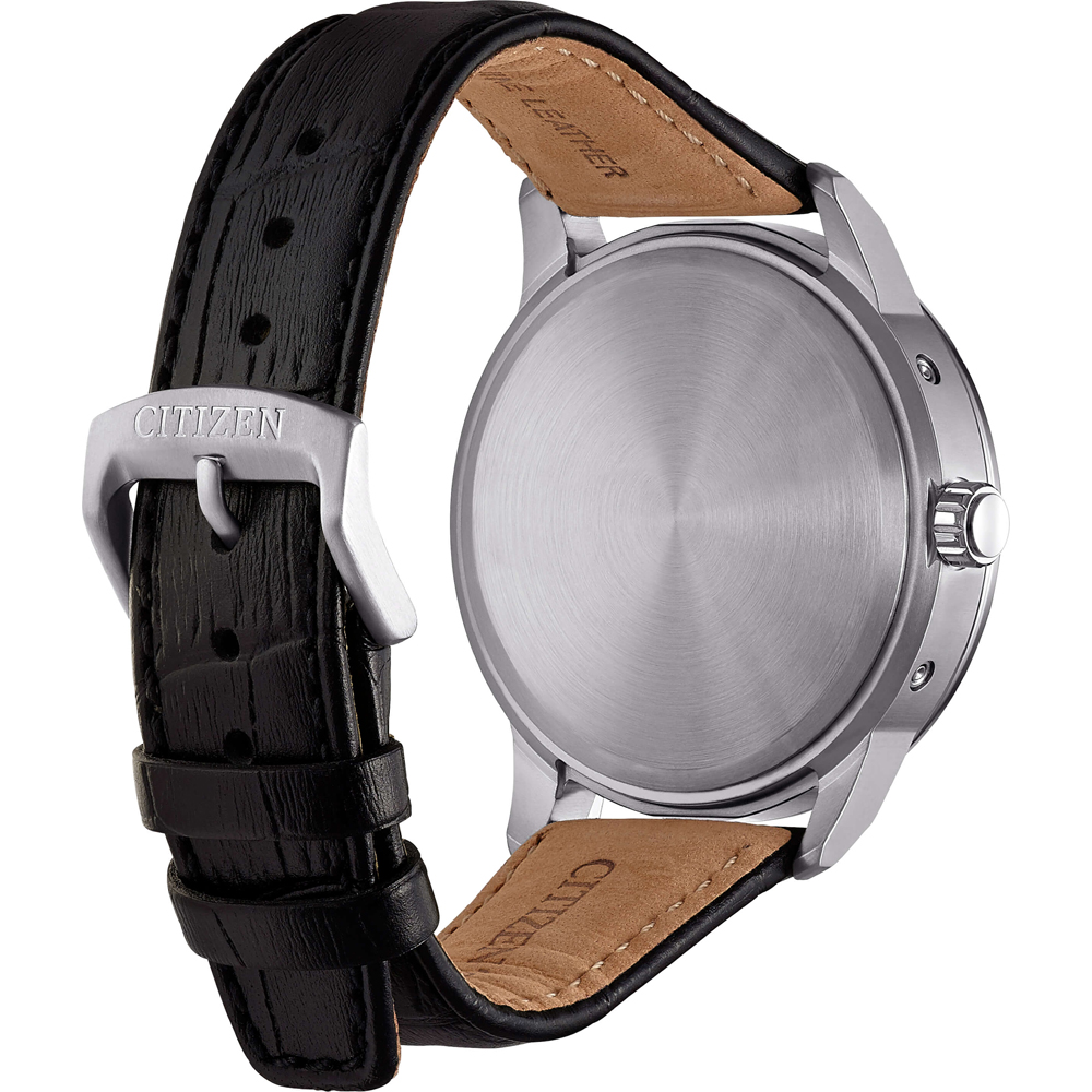 Citizen CB0190-17E นาฬิกาผู้ชาย Eco-Drive Radio Controlled Super Titanium Perpetual Calender World Time Men's Watch