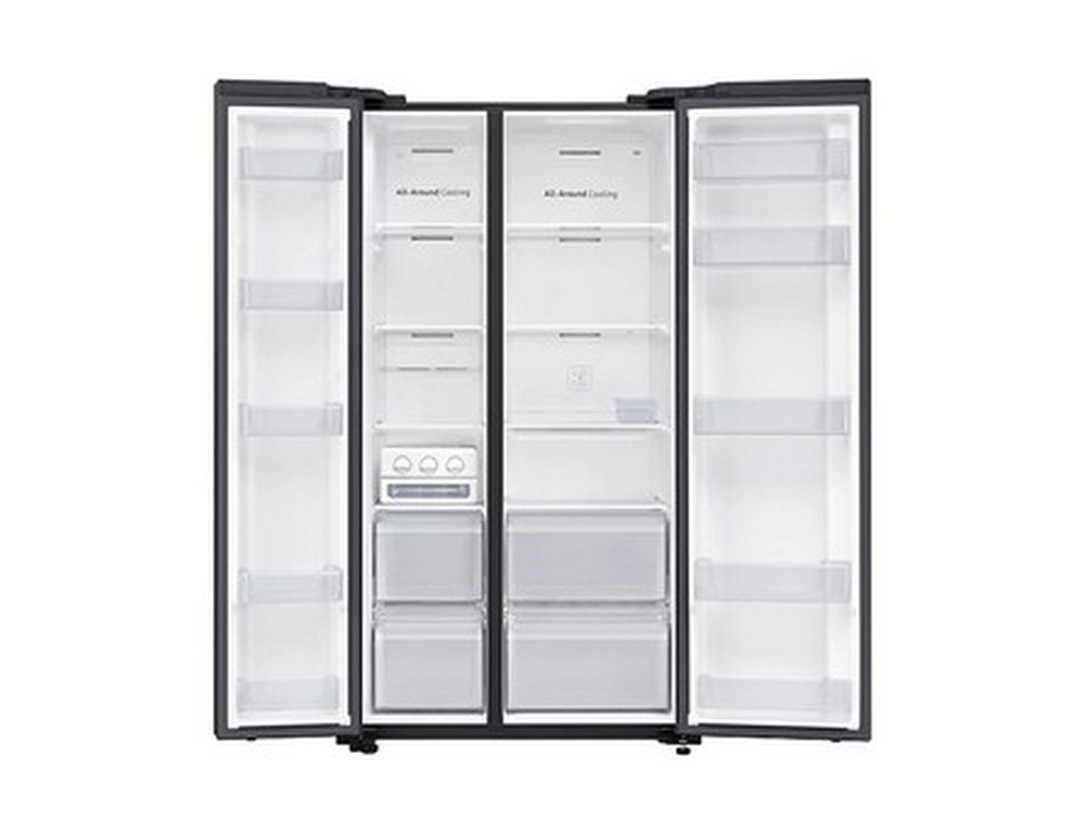 Samsung ตู้เย็น Side by Side RS62R5001B4/ST with All-around Cooling, 655L