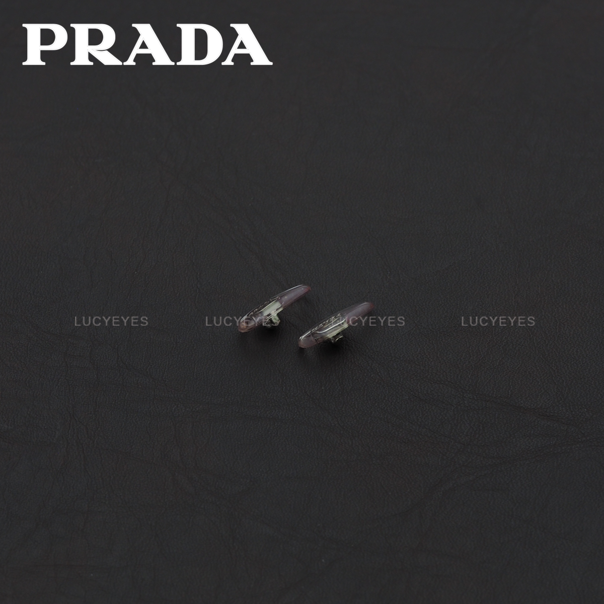 แป้นจมูก Prada แท้ 100% แบบเสียบใหญ่ (สีใส อะไหล่เงิน)