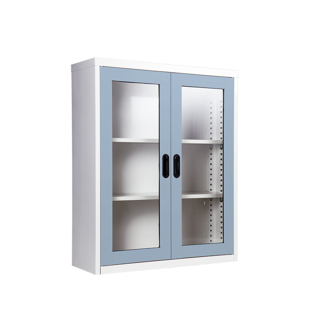 ตู้หนังสือสองบานเปิดกระจกเตี้ยKIOSK