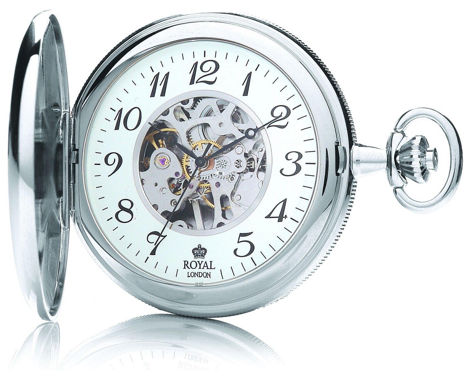 Royal London 90004-02 นาฬิกาพก Mechanical Pocket Watch