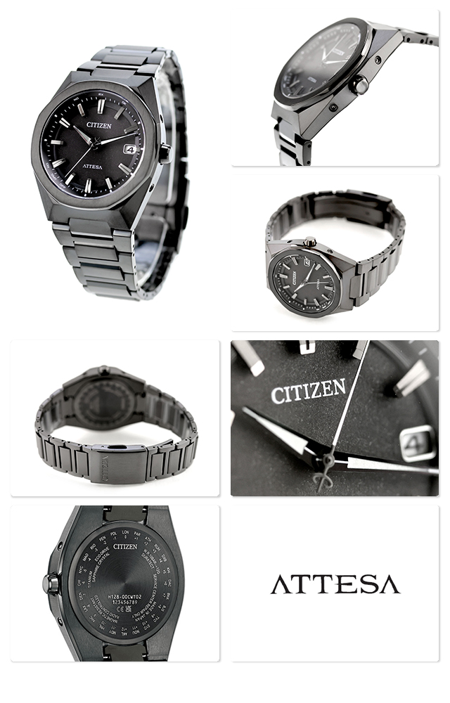 Citizen CB3045-61E นาฬิกาผู้ชาย Eco-Drive Attesa Titanium Radio-Controlled Made in Japan Men's Watch