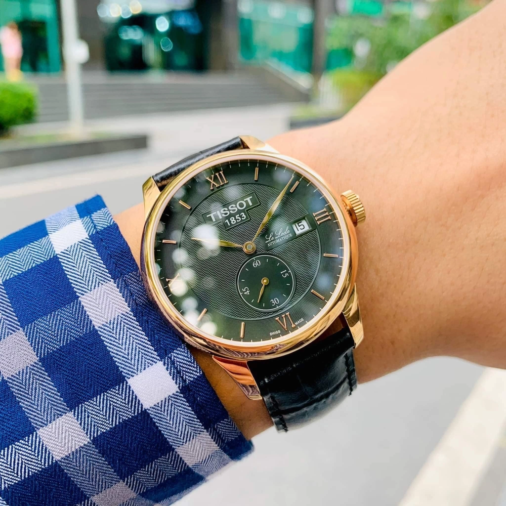 Tissot T006.428.36.058.01 นาฬิกาผู้ชาย Tissot รุ่น T0064283605801, T-Classic Le Locle Automatic Petite Seconde Men's Watch