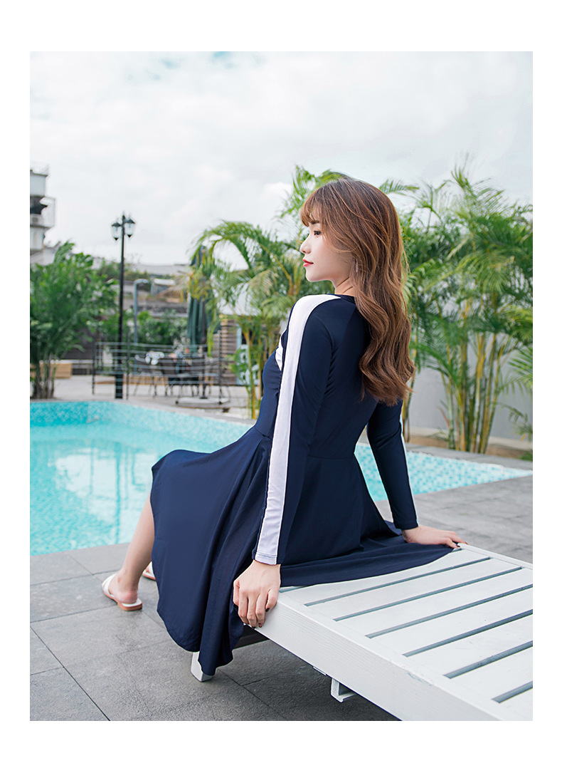 ชุดว่ายน้ำวันพีชคนอ้วน แขนยาว 6xl พร้อมส่ง: ชุดว่ายน้ำไซส์ใหญ่ชุดเที่ยวทะเลสีน้ำเงินซิปหน้าแขนยาวแต่งแถบสีขาว มีกางเกงขาสั้นใส่ด้านในแบบสวยน่ารักมากๆจ้า: ขนาด- รอบอก 42 - 52 นิ้ว - เอว 38 - 48 นิ้ว - สะโพก 42 - 54 นิ้ว