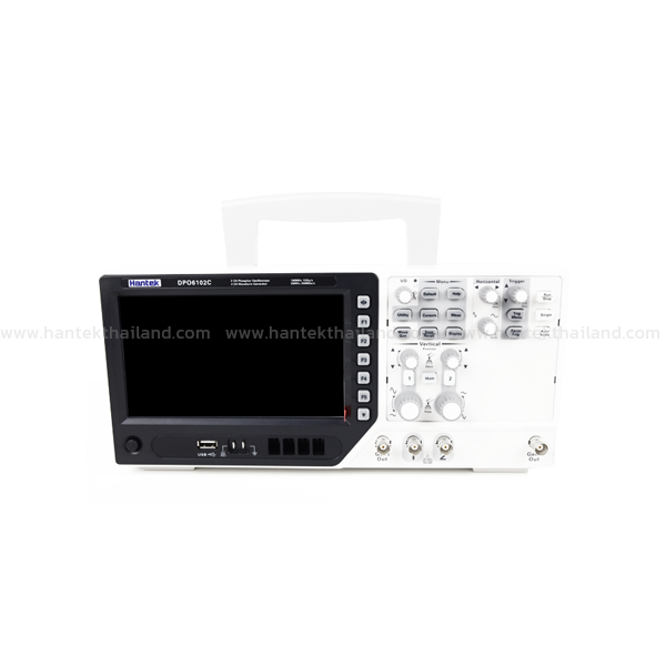 Hantek DPO6102C ดิจิตอลฟอสเฟอร์ออสซิลโลสโคป แบบตั้งโต๊ะ ขนาด 100MHz 2ช่อง + AFG (จอสัมผัส)