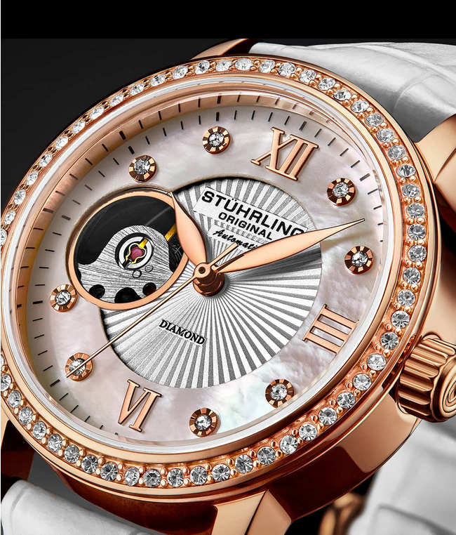 Stuhrling Original 3952.02 นาฬิกาผู้หญิง Legacy Automatic Women's Watch